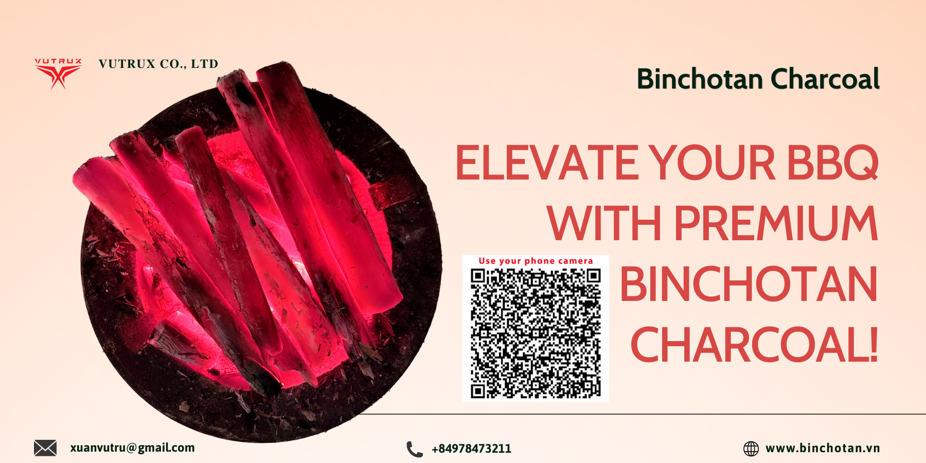Wholesale Binchotan charcoal supply high heat long-lasting charcoal for grilling. Eco-friendly BBQ charcoal from a premium charcoal supplier, ensuring top-quality charcoal for various cooking needs.