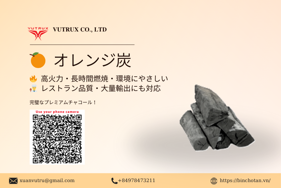 Orange Charcoal – Premium charcoal supplier, Restaurant-grade charcoal, High heat long-lasting charcoal, Eco-friendly BBQ charcoal, Wholesale charcoal, Bulk charcoal for export