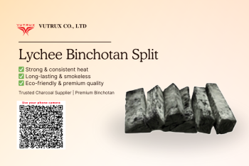 Lychee Binchotan Split – Charcoal with Strong Heat